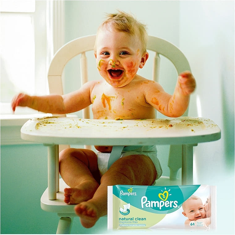 *Салфетки влажные Pampers Clean&Play №64