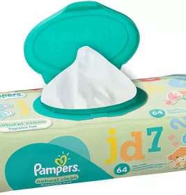 *Салфетки влажные Pampers Clean&Play №64