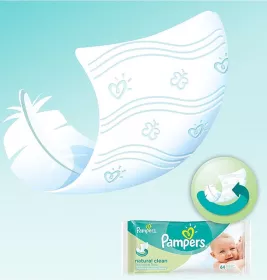 *Салфетки влажные Pampers Clean&Play №64