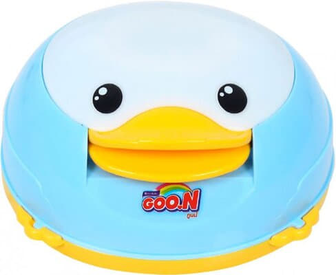 *Салфетки влажные GOO.N для младенцев в пластиковой коробке Уточка 70шт