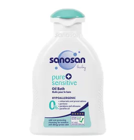 *Олія Sanosan Baby дитяча гіпоалергенна для купання 200мл