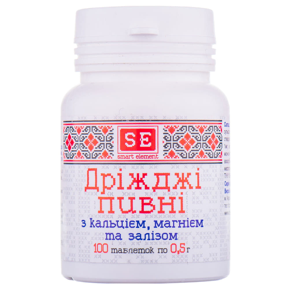 *Дрожжи пивные Ca+Mg+Fe Фармаком 0,5 №100 *Дрожжи пивные Ca+Mg+Fe Фармаком 0,5 №100
