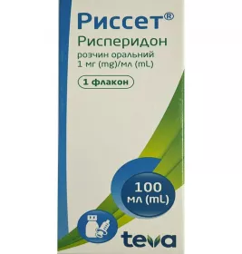 Риссет розчин 1 мг/мл по 100 мл у флаконі 1 шт.