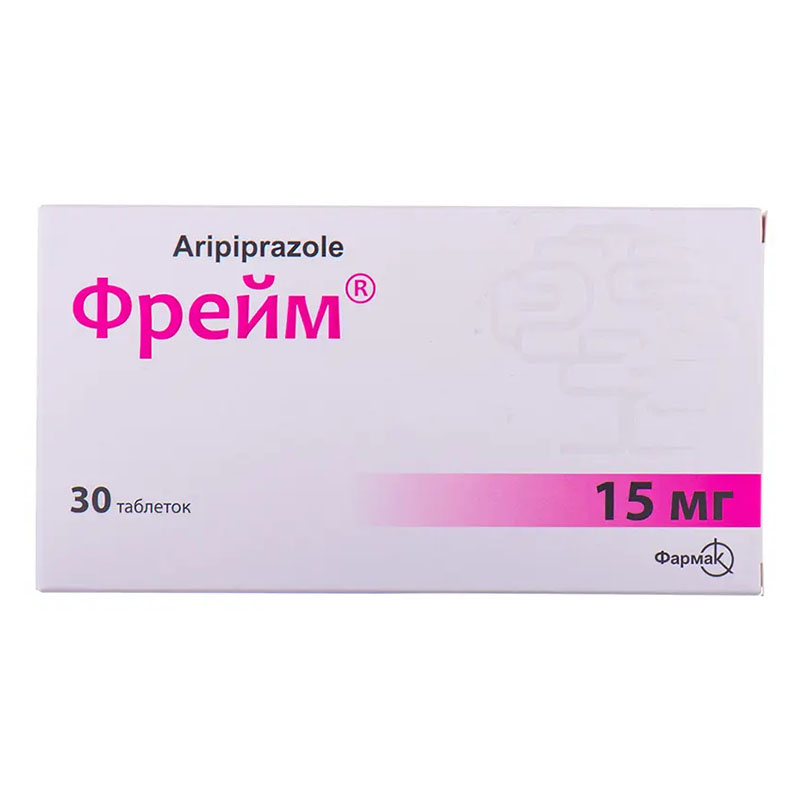 Фрейм таблетки по 15 мг 30 шт. (10х3) Фрейм таблетки по 15 мг 30 шт. (10х3)