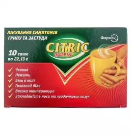 Цитрік порошок по 22.13 г 10 шт. у саше