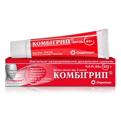 Комбигрипп мазь по 20 г в контейнере Комбигрипп мазь по 20 г в контейнере