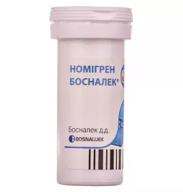 Номигрен Босналек таблетки 10 шт. в тубах