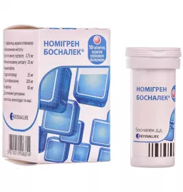 Номігрен Босналек таблетки 10 шт. у тубах