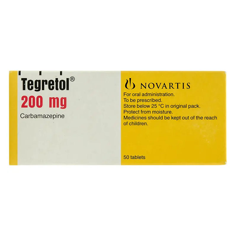 Тегретол таблетки по 200 мг 50 шт. (10х5)