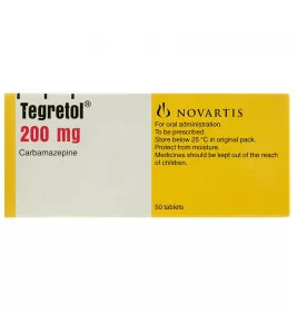 Тегретол таблетки по 200 мг 50 шт. (10х5)