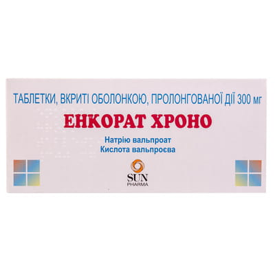 Энкорат Хроно таблетки по 300 мг 30 шт. (10х3) Энкорат Хроно таблетки по 300 мг 30 шт. (10х3)