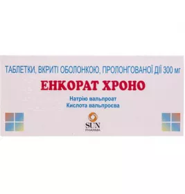 Енкорат Хроно таблетки по 300 мг 30 шт. (10х3)