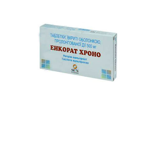 Енкорат Хроно таблетки по 500 мг 30 шт. (10х3)