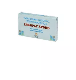 Енкорат Хроно таблетки по 500 мг 30 шт. (10х3)