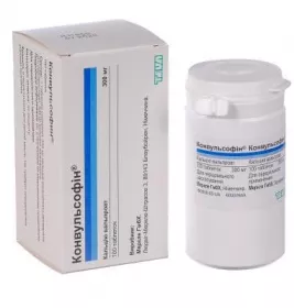 Конвульсофін таблетки по 333/300 мг 100 шт.