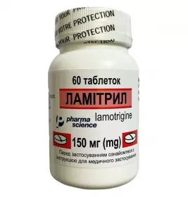 Ламітрил таблетки по 150 мг 60 шт. у флаконі
