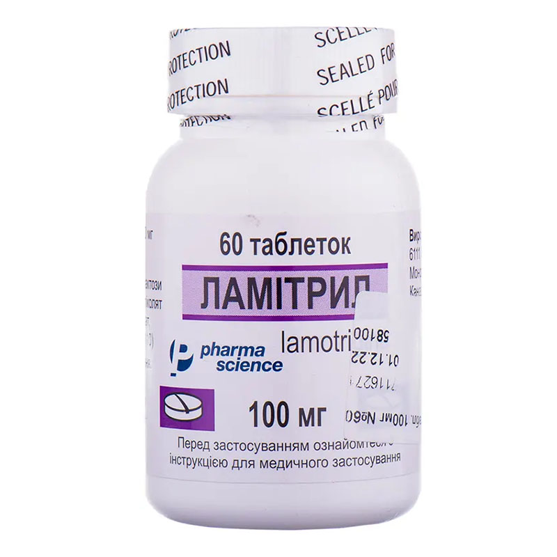 Ламітрил таблетки по 100 мг 60 шт. у флаконі