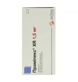 Праміпекс XR таблетки по 1.5 мг 30 шт. (10х3)