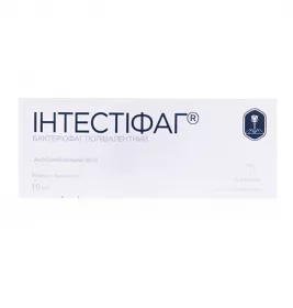 Інтестифаг бактеріофаг полівалентний розчин у флаконі по 10 мл 4 шт.