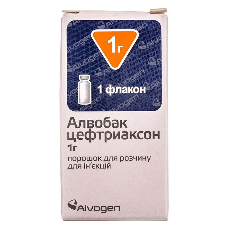 Алвобак порошок по 1 г у флаконі 1 шт.
