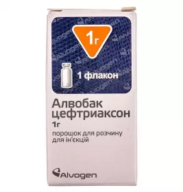 Алвобак порошок по 1 г у флаконі 1 шт.