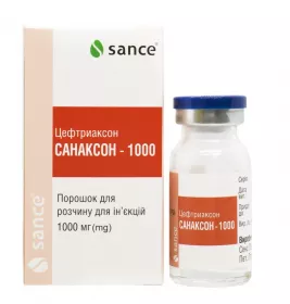 Санаксон-1000 порошок по 1000 мг у флаконі 1 шт.