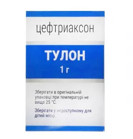 Тулон 1 г порошок по 1000 мг во флаконе 1 шт.