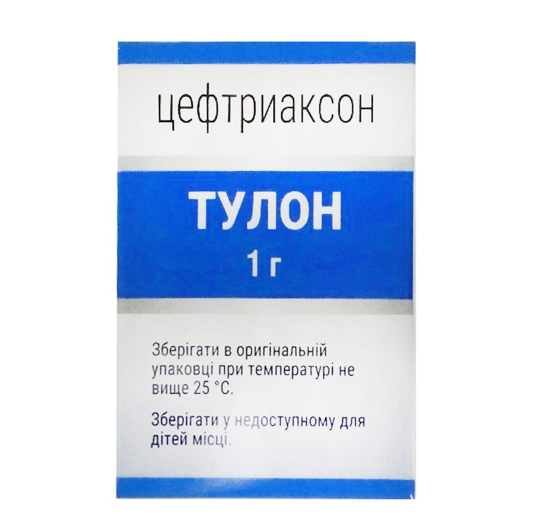 Тулон 1 г порошок 1000 мг у флаконі 1 шт.