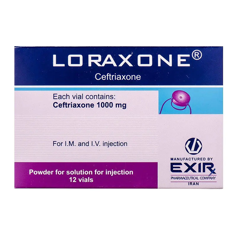 Лораксон порошок по 1000 мг во флаконе 12 шт.