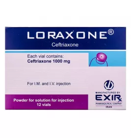 Лораксон порошок по 1000 мг у флаконі 12 шт.