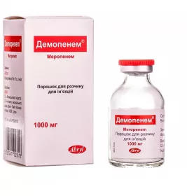 Демопенем порошок по 1000 мг у флаконі 1 шт.