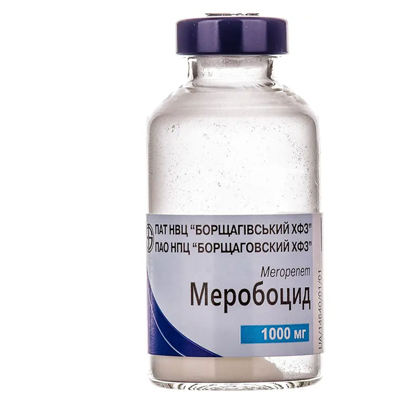 Меробоцид порошок по 1000 мг во флаконе 1 шт.