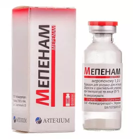 Мепенам порошок по 1 г у флаконі 1 шт.