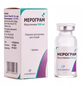 Мерограм порошок по 1000 мг у флаконі 1 шт.