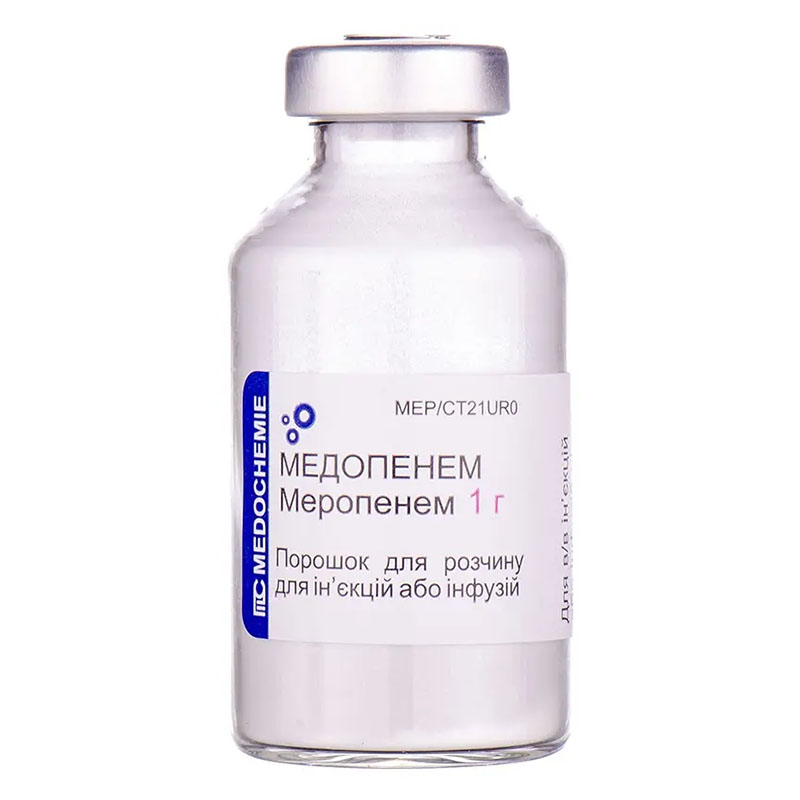 Медопенем порошок по 1 г во флаконе 1 шт.