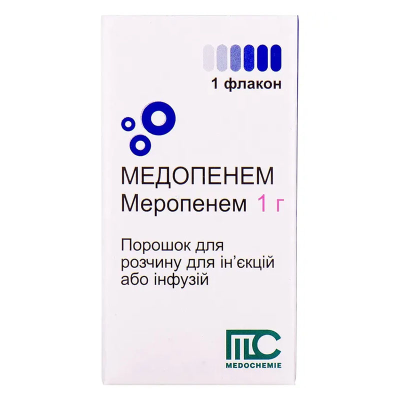 Медопенем порошок по 1 г во флаконе 1 шт.
