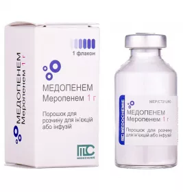 Медопенем порошок по 1 г у флаконі 1 шт.