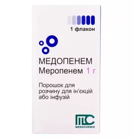 Медопенем порошок по 1 г у флаконі 1 шт.