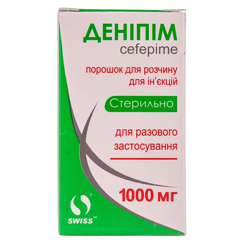 Деніпім порошок по 1000 мг у флаконі 1 шт.