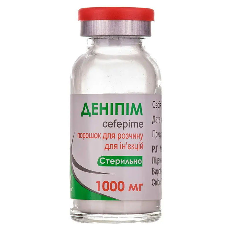Деніпім порошок по 1000 мг у флаконі 1 шт.