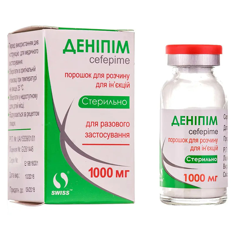 Деніпім порошок по 1000 мг у флаконі 1 шт.