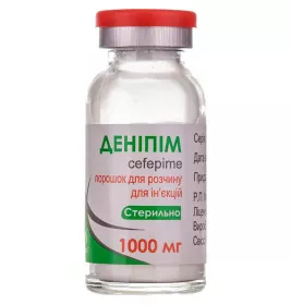 Деніпім порошок по 1000 мг у флаконі 1 шт.