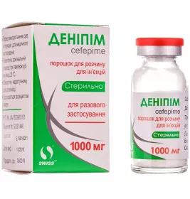 Деніпім порошок по 1000 мг у флаконі 1 шт.