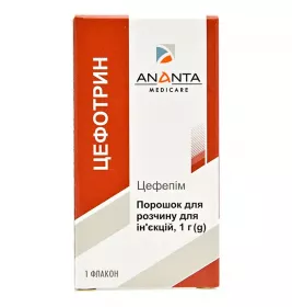Цефотрин порошок по 1 г у флаконі 1 шт.