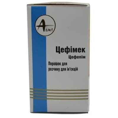Цефімек порошок по 1000 мг у флаконі 1 шт.