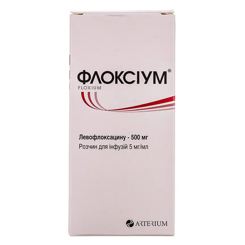 Флоксиум раствор для инфузий 500 мг по 100 мл в бутылке