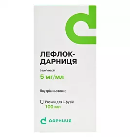 Лефлок-Дарниця розчин для інфузій 500 мг/100 мл по 100 мл у флаконі 1 шт.