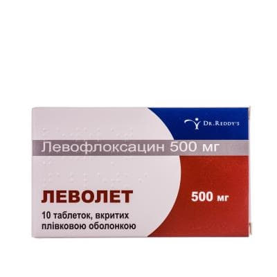 Леволет таблетки по 500 мг 10 шт.