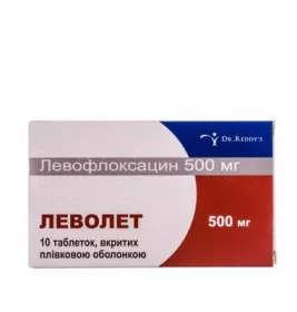 Леволет таблетки по 500 мг 10 шт.