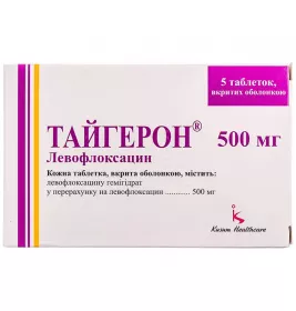 Тайгерон таблетки по 500 мг 5 шт.